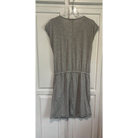 The North Face Womens Aurora Cowl Neck Drawstring Dress Gray Pockets Size L - Picture 6 of 7